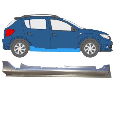 Kompletný prah pre Dacia Sandero 2012-2020 / Pravá 14843