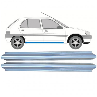 Opravný plech prahu pre Citroen Saxo 1996-2004 / Ľavá+Pravá / Sada 10054