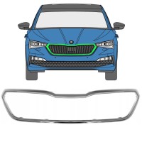 Rám masky chladiča pre Skoda Scala 2019- 16227