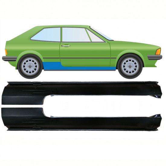 Opravný plech prahu pre VW Scirocco 1974-1981 / Sada 11082