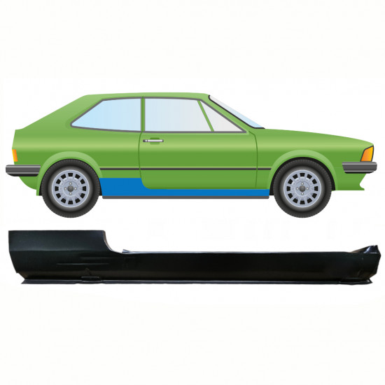 Opravný plech prahu pre VW Scirocco 1974-1981 / Pravá 8759