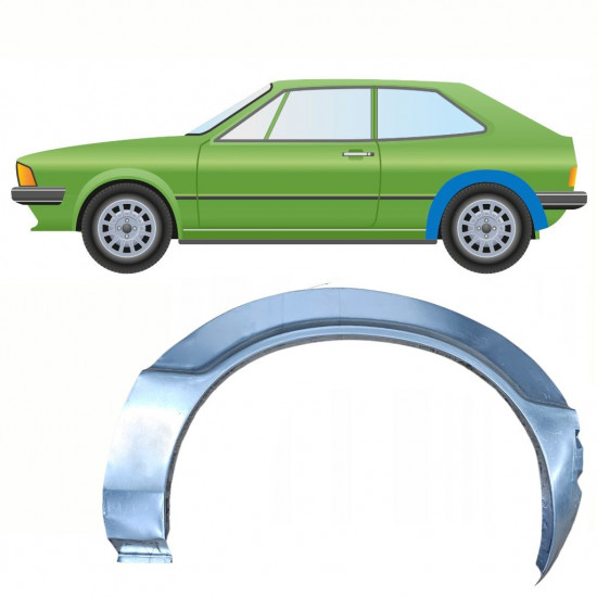 Lem zadného blatníka pre VW Scirocco 1974-1981 / Ľavý 8797