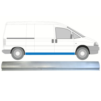 Opravný plech prahu pre Fiat Scudo 1994-2007 / Vľavo = Vpravo (symetrické) 14525