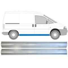 Opravný plech prahu pre Peugeot Expert 1994-2007 / Ľavá+Pravá / Sada 15251