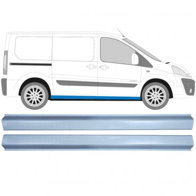 Opravný plech prahu pre Fiat Scudo Dispatch Expert 2007- / Sada 11935