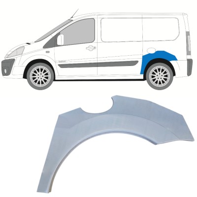 Lem zadného blatníka pre Fiat Scudo 2007-2016 / Ľavý 14579