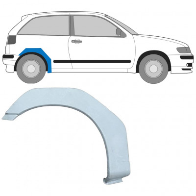 Lem zadného blatníka pre Seat Ibiza Cordoba 1993-2002 / Pravá 7351