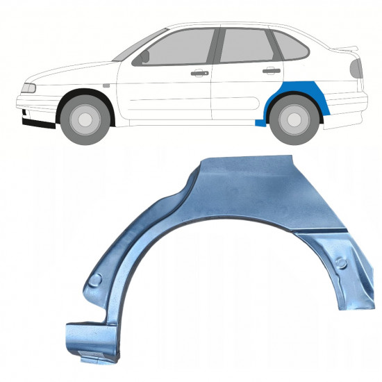 Lem zadného blatníka pre Seat Ibiza Cordoba 1993-2002 / Ľavý 7861