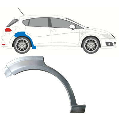 Lem zadného blatníka pre Seat Leon 2005-2012 / Pravá 8126