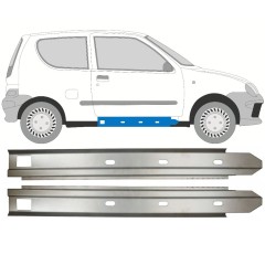Opravný plech prahu vnútorný pre Fiat Seicento 1998-2010 / Ľavá+Pravá / Sada 14716