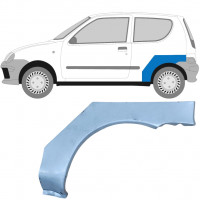 Lem zadného blatníka pre Fiat Seicento 1998-2010 / Ľavý 6513