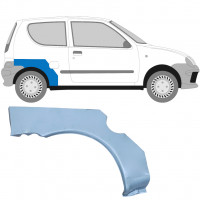 Lem zadného blatníka pre Fiat Seicento 1998-2010 / Pravá 6512