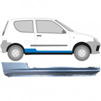 Kompletný prah pre Fiat Seicento 1998-2010 / Pravá 6509