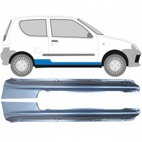 Kompletný prah pre Fiat Seicento 1998-2010 / Ľavá+Pravá / Sada 9598