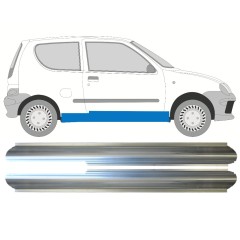 Opravný plech prahu pre Fiat Seicento 1998-2010 / Ľavá+Pravá / Sada 14719