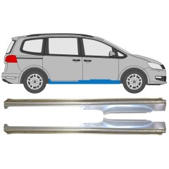 Kompletný prah pre Volkswagen Sharan 2010-2022 / Ľavá+Pravá / Sada 14596