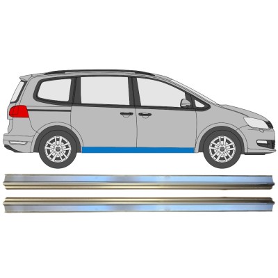 Opravný plech spodnej časti prahu pre Volkswagen Sharan 2010-2022 / Ľavá+Pravá 14606
