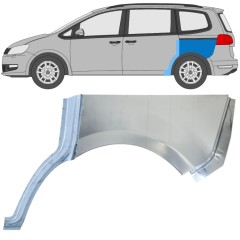 Lem zadného blatníka pre Volkswagen Sharan 2010-2022 / Ľavý / Sada 14604