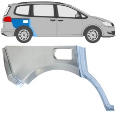Lem zadného blatníka pre Volkswagen Sharan 2010-2022 / Pravá / Sada 14603