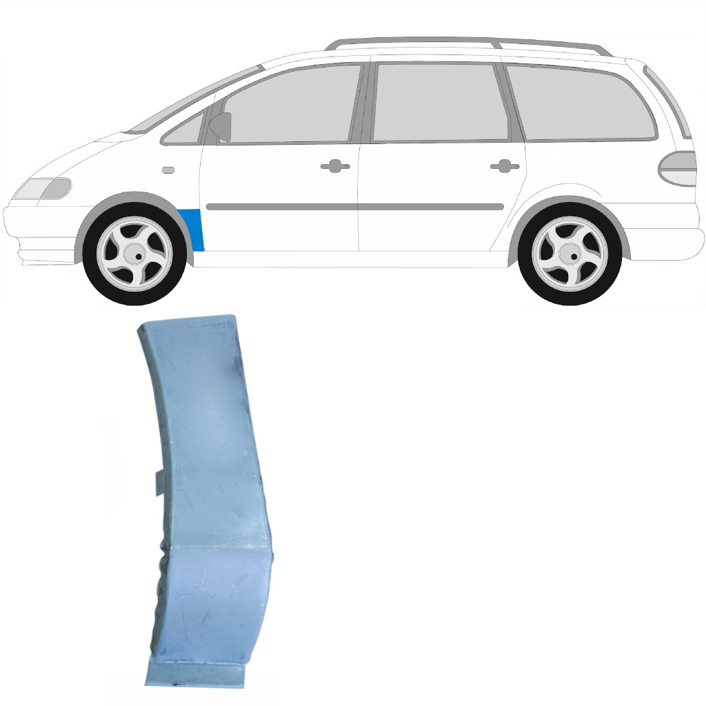 Opravný Plech Predného Blatníka Pre Volkswagen Sharan 1995-2010 / Ľavý 6598