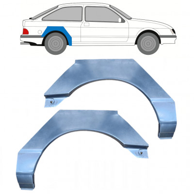 Lem zadného blatníka pre Ford Sierra 1982-1993 / Ľavá+Pravá / Sada 9721