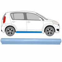 Opravný plech spodnej časti prahu pre Daihatsu Sirion 2005-2010 / Vľavo = Vpravo (symetrické) 17266