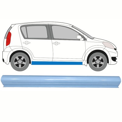 Opravný plech spodnej časti prahu pre Daihatsu Sirion 2005-2010 / Vľavo = Vpravo (symetrické) 17266