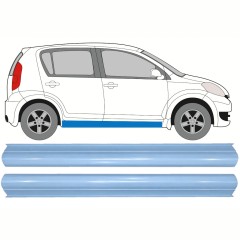 Opravný plech spodnej časti prahu pre Daihatsu Sirion 2005-2010 / Ľavá+Pravá / Sada 17267
