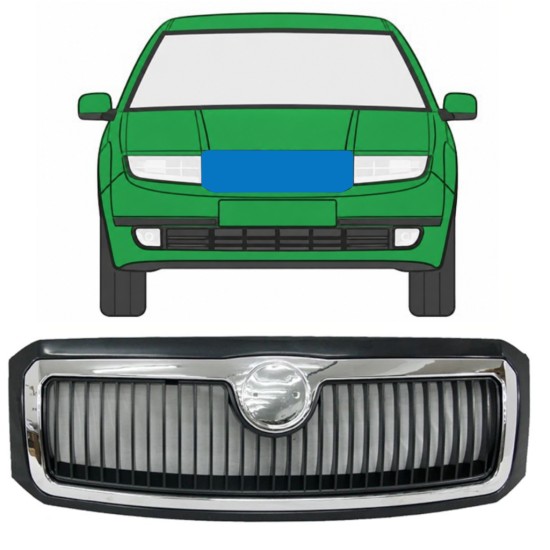 Mriežka pre Skoda Fabia I 1999-2004 7525