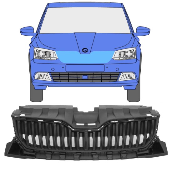 Mriežka pre Skoda Fabia 2014-2018 16189