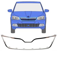 Rám masky chladiča pre Skoda Fabia 2014-2018 16190