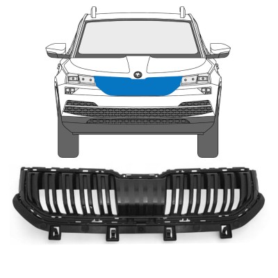 Mriežka pre Skoda Karoq 2017-2022 17228