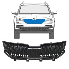 Mriežka pre Skoda Karoq 2017-2022 / Sada 17235