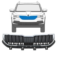 Mriežka pre Skoda Karoq 2017-2022 / Sada 17234