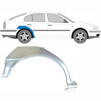 Lem zadného blatníka pre Skoda Octavia 1996-2010 / Pravá 7002