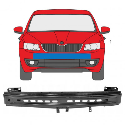 Výstuha predného nárazníka / Nosník pre Skoda Octavia III 2013-2017 7569