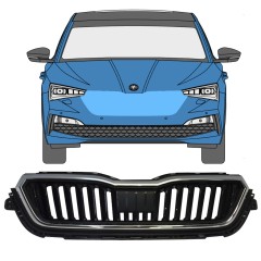 Mriežka pre Skoda Scala 2019- / Sada 11546