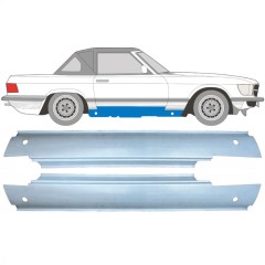 Kompletný prah pre Mercedes SL-Class 1971-1989 / Ľavá+Pravá / Sada 11496