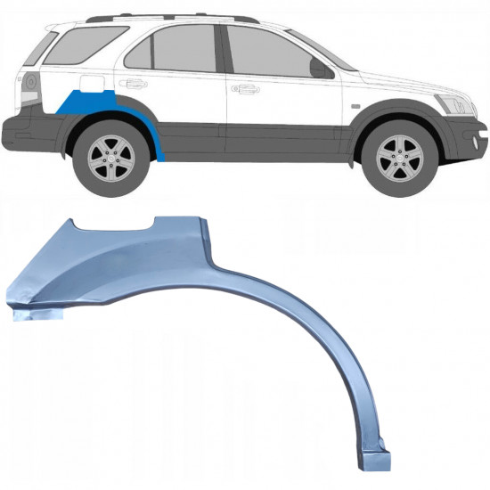 Lem zadného blatníka pre Kia Sorento 2002-2009 / Pravá 5113