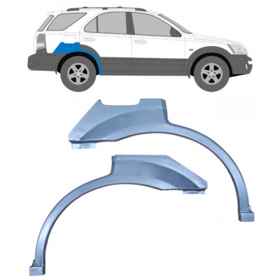 Lem zadného blatníka pre Kia Sorento 2002-2009 / Ľavá+Pravá / Sada 10012