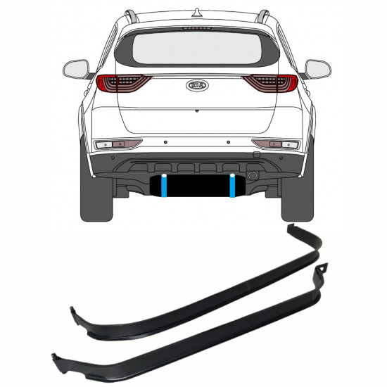 Objímky palivovej nádrže pre Kia Sportage 2015- 10142