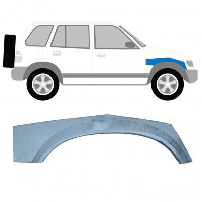 Opravný plech hornej časti predného blatníka pre Kia Sportage 1994-2002 / Pravá 7918