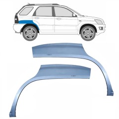 Lem zadného blatníka pre Kia Sportage 2004-2010 / Ľavá+Pravá / Sada 9225