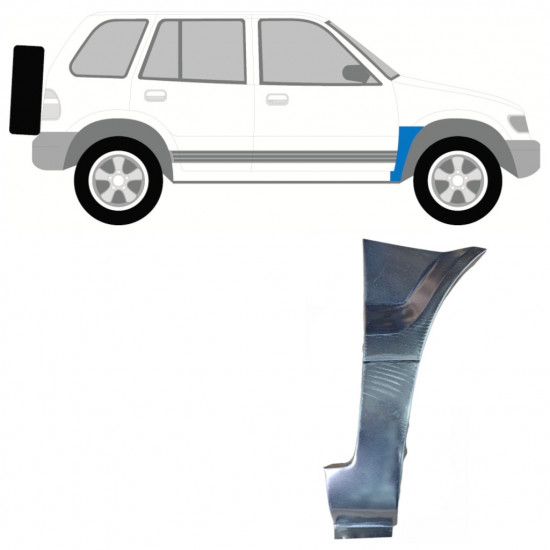 Opravný plech predného blatníka pre Kia Sportage 1994-2002 / Pravá 7916