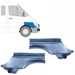 Opravný plech predného blatníka pre Mercedes Sprinter 1995-2006 / Ľavá+Pravá / Sada 10154