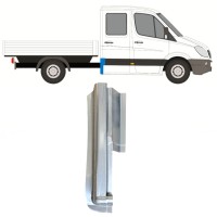 Opravný plech zadného rohu pre Mercedes Sprinter 2006-2018 / Pravá / Dvojitá kabína 14977