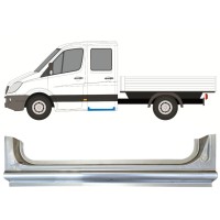 Opravný plech zadného prahu pre Mercedes Sprinter 2006-2018 / Ľavý / Dvojitá kabína 15067 Opravný plech zadného prahu pre Mercedes Sprinter 2006-2018 / Ľavý / Dvojitá kabína 15067