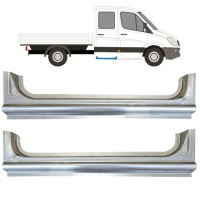 Opravný plech zadného prahu pre Mercedes Sprinter 2006-2018 / Ľavá+Pravá / Sada 15068 Opravný plech zadného prahu pre Mercedes Sprinter 2006-2018 / Ľavá+Pravá / Sada 15068