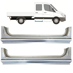 Opravný plech zadného prahu pre Mercedes Sprinter 2006-2018 / Ľavá+Pravá / Sada 15068