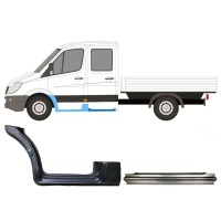 Opravný plech sada pre Mercedes Sprinter 2006-2018 / Ľavý / Dvojitá kabína / 14778 Opravný plech sada pre Mercedes Sprinter 2006-2018 / Ľavý / Dvojitá kabína / 14778